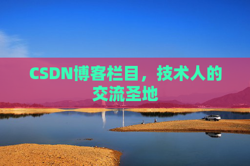 CSDN博客栏目，技术人的交流圣地